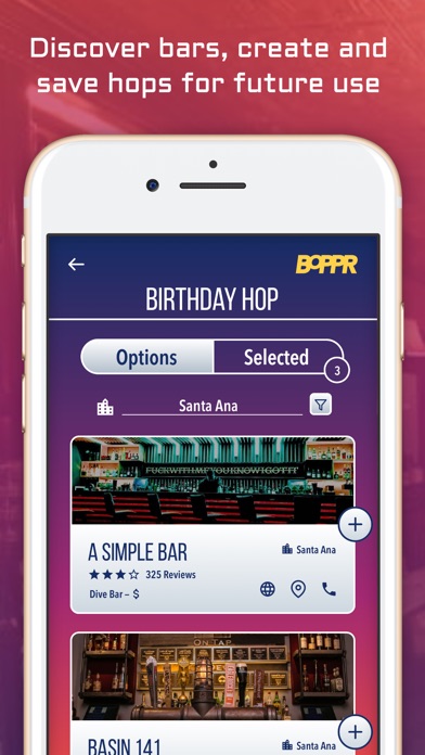 Boppr | Bar Hopping App screenshot 2