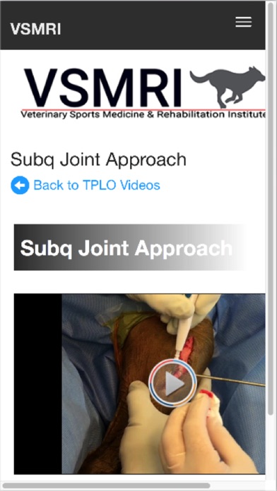 Vet Sports Medicine Rehab Inst screenshot 3