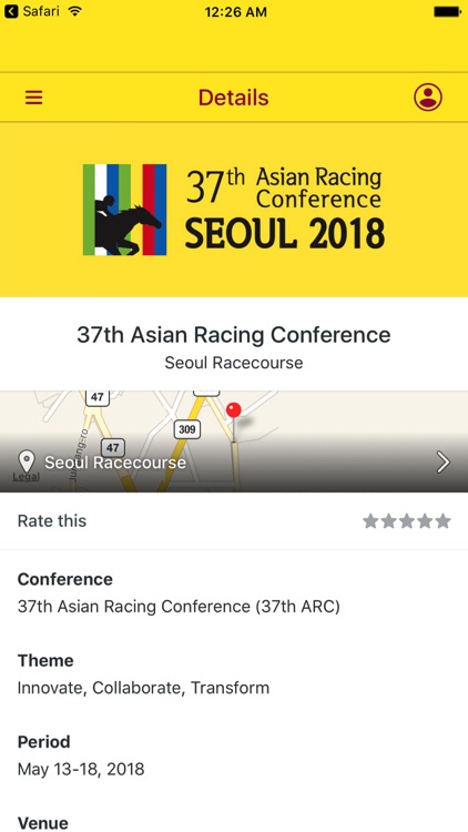 37th Asian Racing Conference