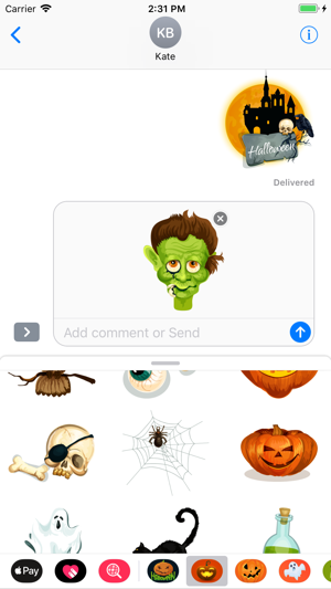 Happy Halloween Creepy Sticker(圖2)-速報App