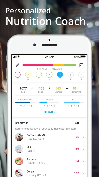 YAZIO Calorie Counter App