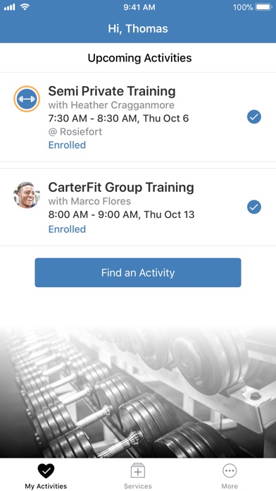 Carter Fitness Systems screenshot 2