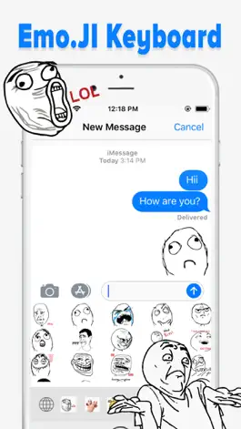 Game screenshot Emoji Keyboard - Chat Stickers hack