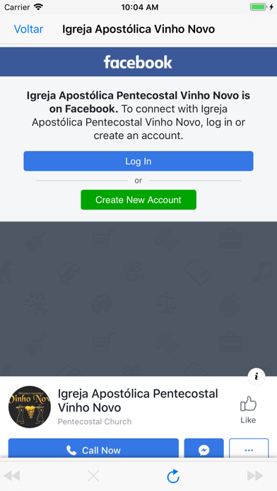 Igreja Apostólica Vinho Novo screenshot 4