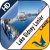 Lake Sidney Lanier gps offline chart for boaters