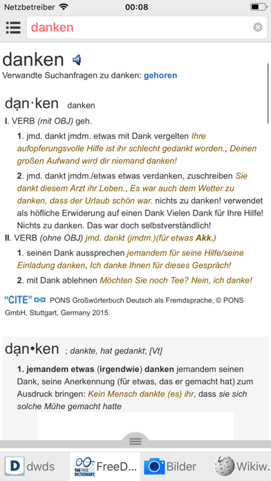 How to cancel & delete Alle Deutsch Wörterbuch from iphone & ipad 2