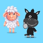 Lamb  Black Horse Stickers