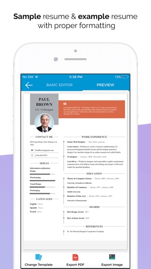 Quick Resume Builder, CV Maker(圖3)-速報App