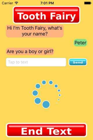 Tooth Fairy Call & Text screenshot 2