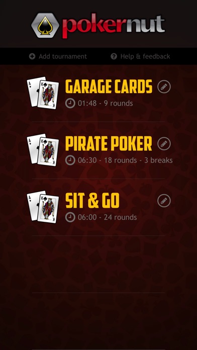 【图】Pokernut Tournament Timer(截图1) 【图】Pokernut Tournament Timer(截图1)