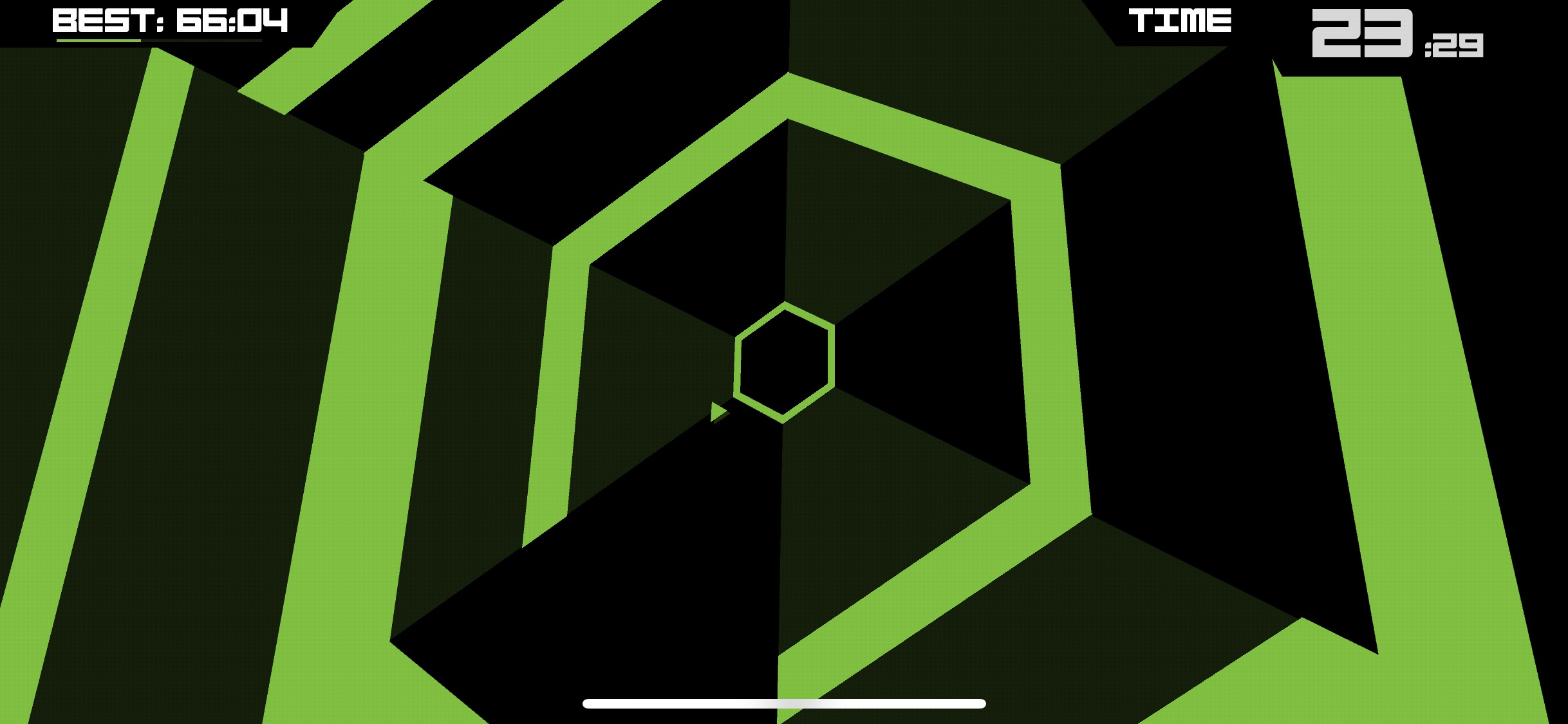 Screenshot do app Super Hexagon