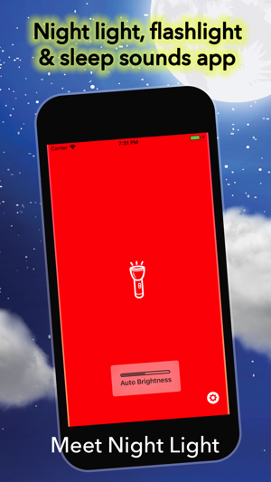 red flashlight app