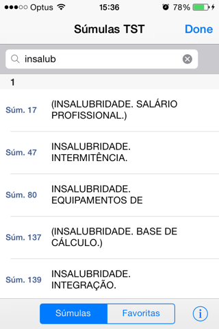 Súmulas TST Tribunal Trabalho screenshot 2