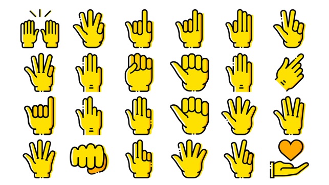 Hand Gesture Stickers(圖1)-速報App