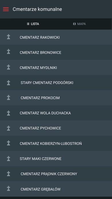 Cmentarze Kraków screenshot 3