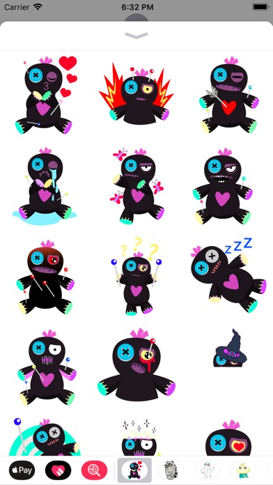 Voodoo Stickers for iMessage screenshot 2