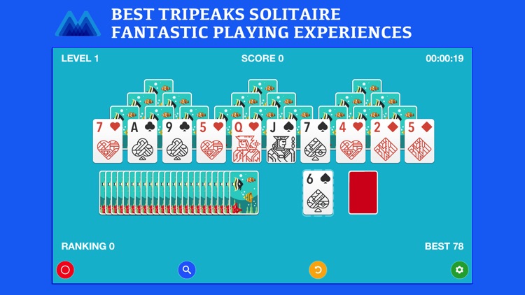 TriPeaks Solitaire Board Game