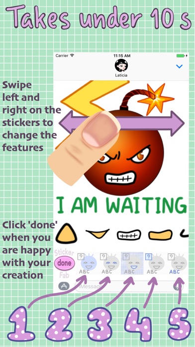 Sticker Fab Emoji Maker Duo screenshot 2