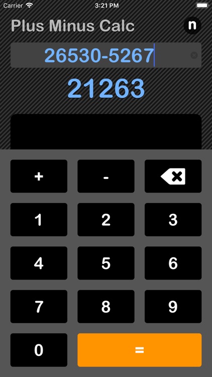 Plus Minus Calculator