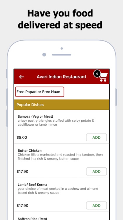 Avari Indian Restaurant screenshot-4