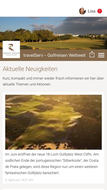 travelServ Golfreisen Weltweit