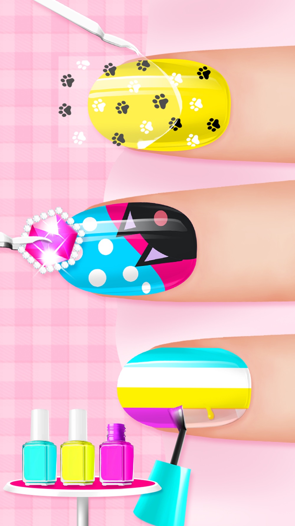 Nail Salon - Girls Nail Art hack tool