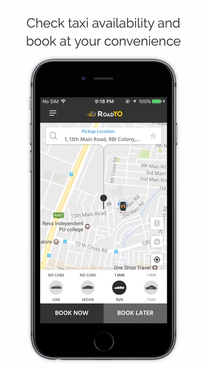 Roadyo - For On-demand Taxi Booking