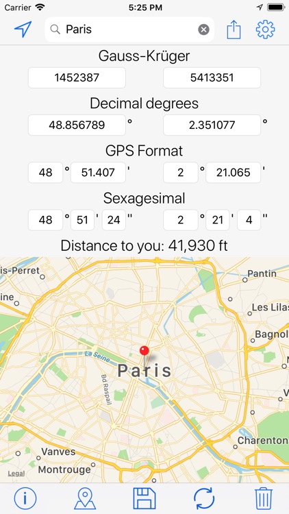 Gauss-Krüger Coordinates Tool screenshot-3