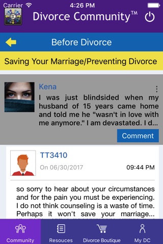 Divorce Community screenshot 3