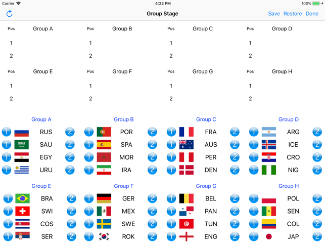 PREDICTION of WORLDCUP 2018(圖1)-速報App