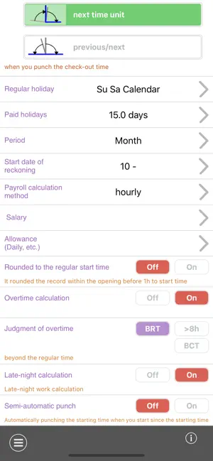 Captura de Pantalla 6 Work Log -Time sheet- iphone