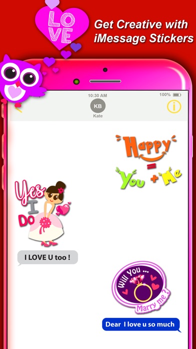 lovemoji sweet love Stickers screenshot 2
