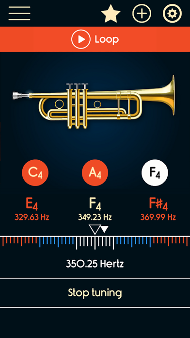 Trumpet Tuner screenshot1