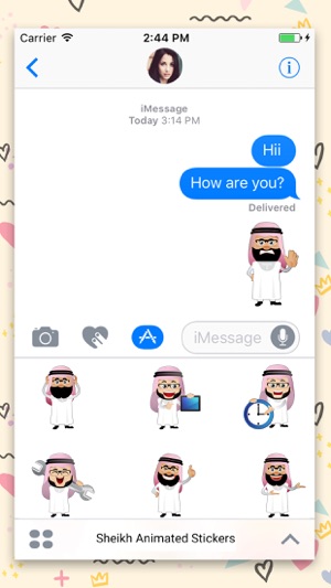 Arabic Avatar Animated Sticker(圖2)-速報App