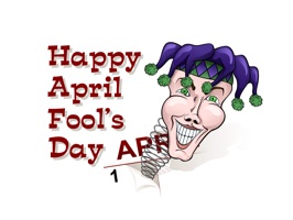 In celebration of April Fool's Day, stickers of an April fool and of fools for baseball, basketball, bowling, football, golf, hockey, soccer, softball, tennis, and volleyball