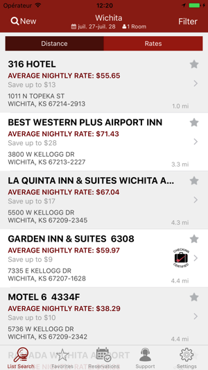 Clc Lodging Hotel Locator On The Iphone Screenshots