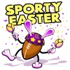 Easter Football Stickers