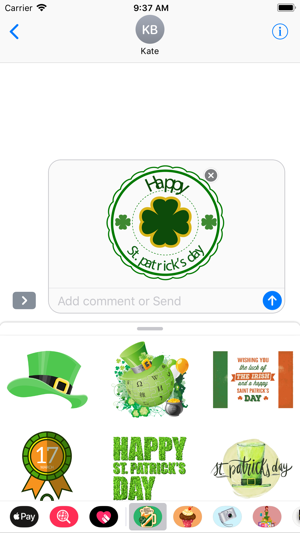 St. Patrick's Day Fun Stickers(圖3)-速報App