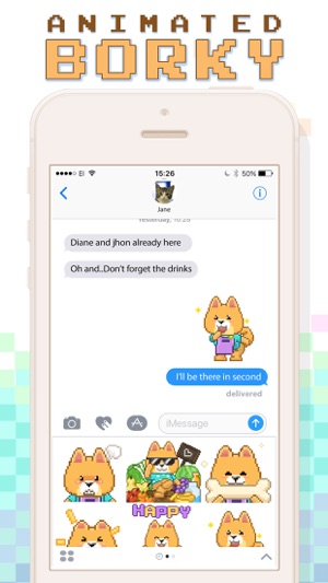 Animated Borky Stickers(圖2)-速報App