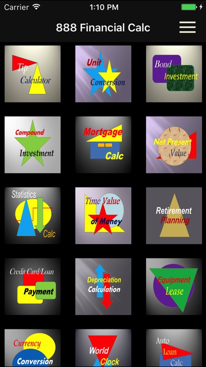 888 Financial Calc