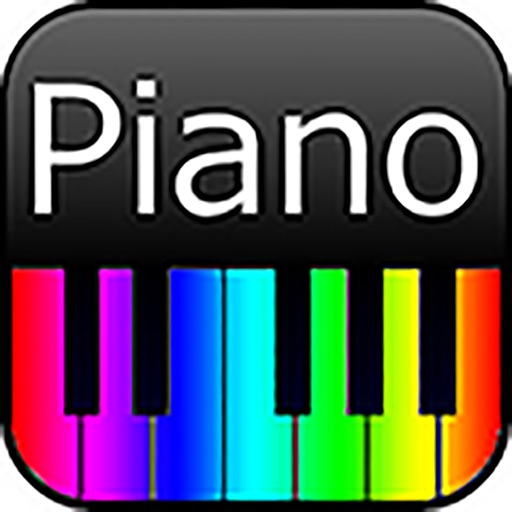 虹色鍵盤ピアノ