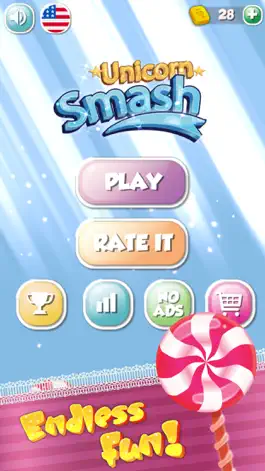 Game screenshot UNICORN SMASH - Candy brick breaker apk