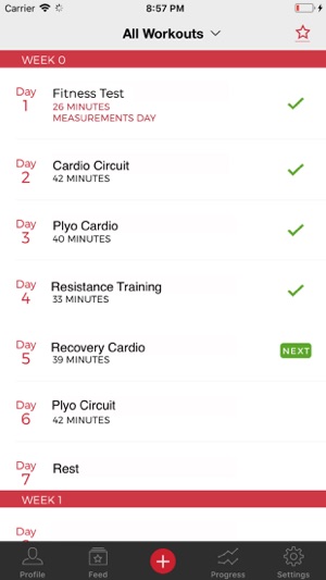 Insane 60 Day Workout Tracker