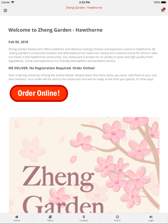 Zheng Garden Hawthorne App Price Drops