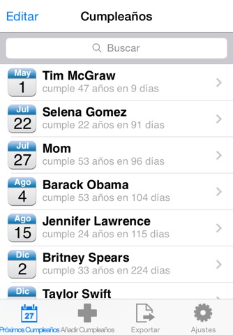 Birthday Reminder Pro+ screenshot 2