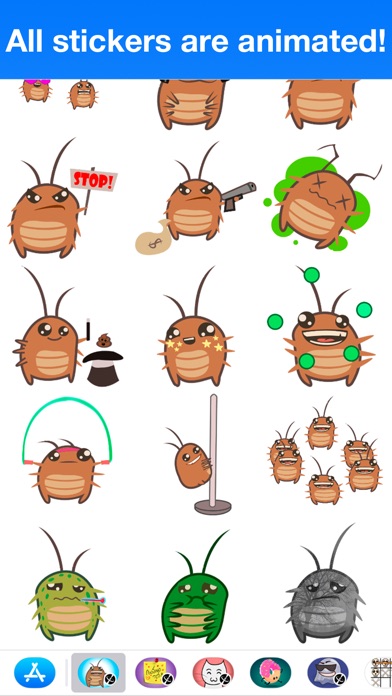 Cockroach - Animated stickers screenshot 4