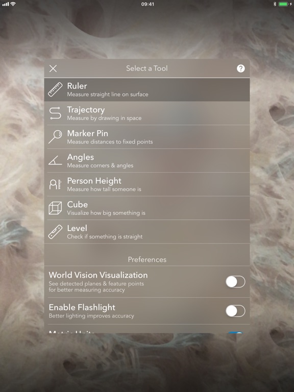 AR MeasureKit Screenshot