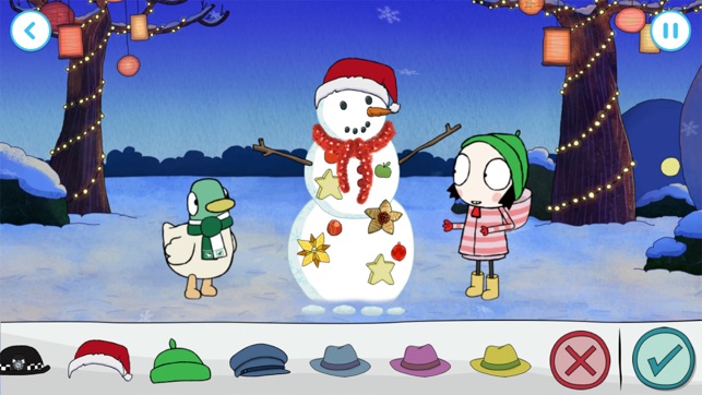 Sarah & Duck: Build a Snowman(圖4)-速報App