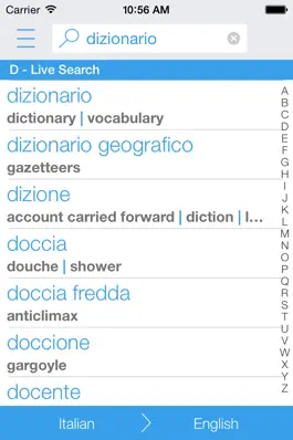 Game screenshot Italian English Dictionary and Translator (Lite) apk