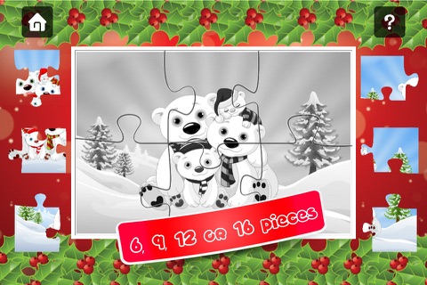 Santa Christmas Jigsaw Puzzle for kids & toddlers screenshot 2